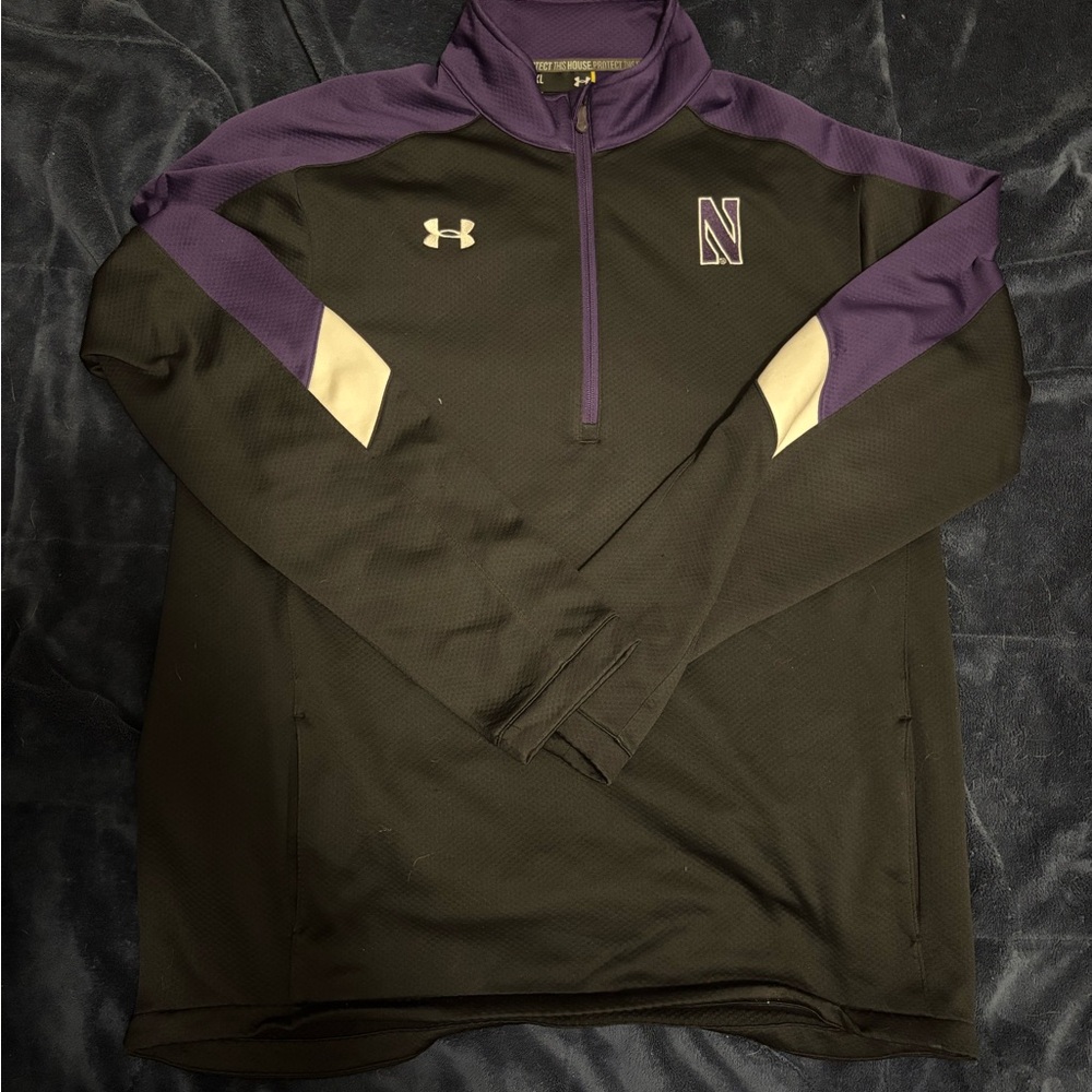 Under Armour Northwestern Quarter Zip Size Men's 2XL